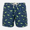 Costume da bagno da bambino in tessuto leggero con stampa UFO