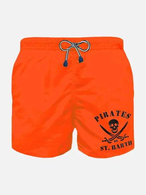 Costume da bagno da bambino con ricamo pirata