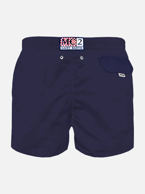 Costume da bagno da bambino in tessuto leggero blu navy | EDIZIONE SPECIALE PANTONE®