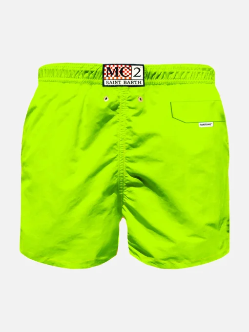 Costume da bagno da bambino giallo fluo | EDIZIONE SPECIALE PANTONE®