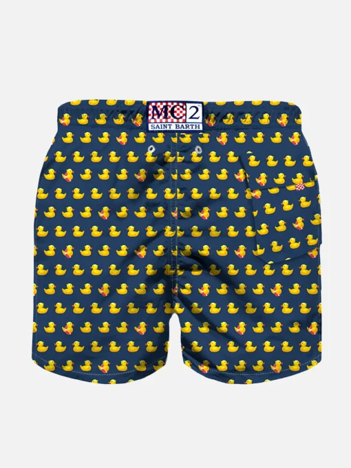 Costume da bagno da bambino con stampa papere