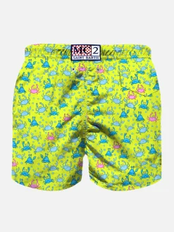Costume da bagno da bambino con stampa granchi