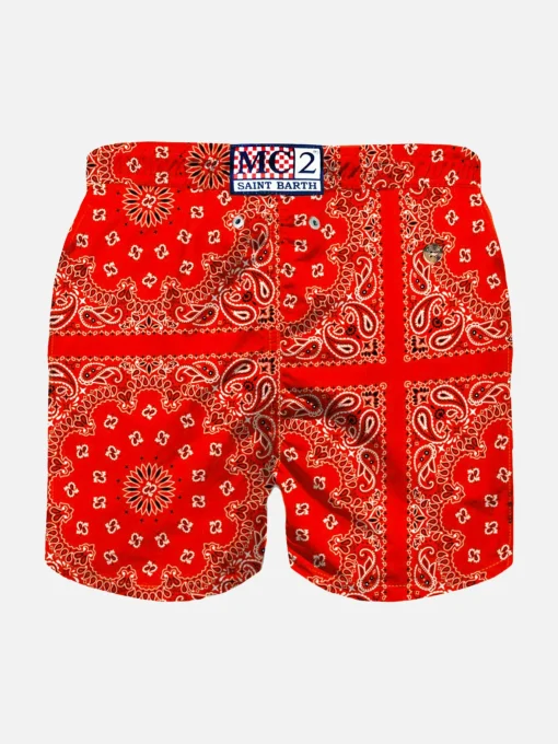 Costume da bagno da bambino con stampa bandana