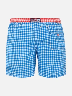 Costume da bagno da bambino con stampa vichy