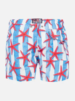 Costume da bagno da bambino con stampa stelle marine