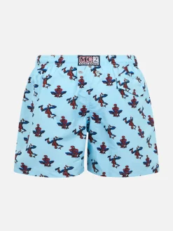 Costume da bagno da bambino in tessuto leggero Jean Lighting con stampa Spider-Man | EDIZIONE SPECIALE MARVEL