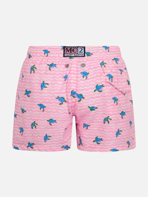 Costume da bagno da bambino Comfort Light con stampa tartarughe marine
