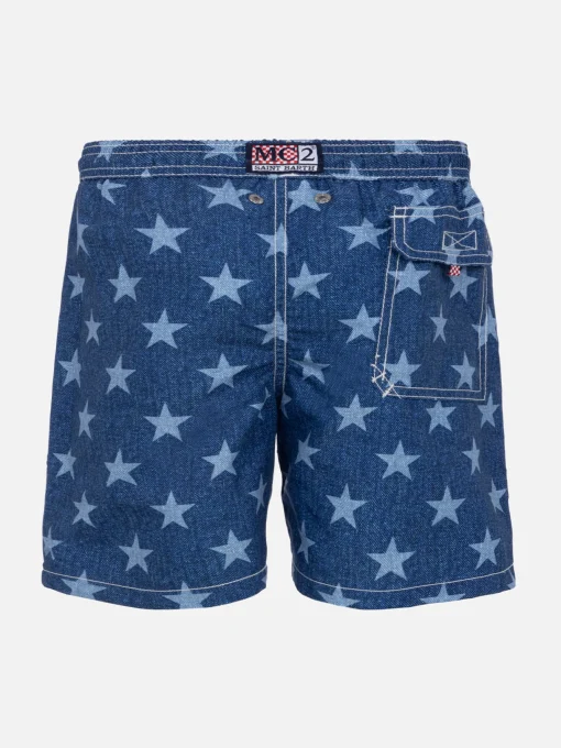 Costume da bagno da bambino con stampa stelle