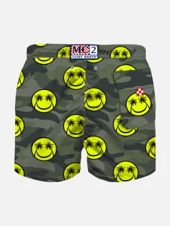 Costume da bagno da bambino con stampa smiley