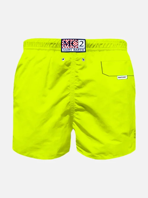 Costume da bagno da bambino giallo fluo | EDIZIONE SPECIALE PANTONE®