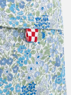 Costume da bagno da bambino in jeans di media lunghezza con stampa Joanna Luise | REALIZZATI CON TESSUTO LIBERTY