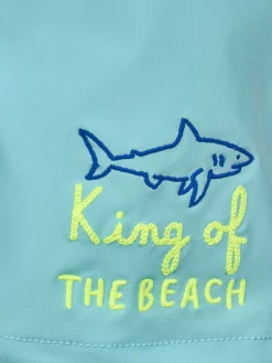Costume da bagno da bambino Comfort con ricamo King of the Beach