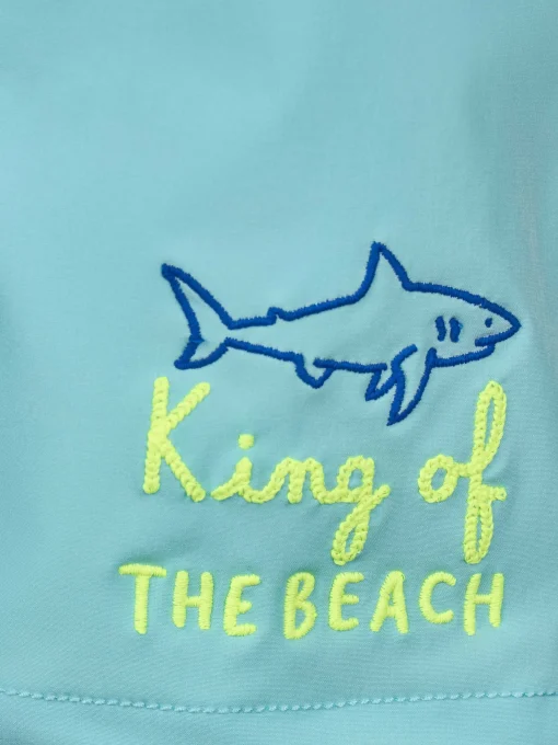 Costume da bagno da bambino Comfort con ricamo King of the Beach
