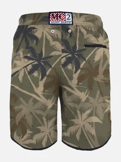 Costume da bagno da surf con stampa palme