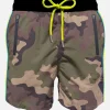 Costume da bagno da uomo in tessuto leggero con tasche con zip