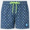 Costume da bagno da uomo in tessuto leggero con stampa logo Squid e Napoli | SSC NAPOLI SPECIAL EDITION