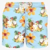 Costume da bagno da uomo in tessuto leggero stampa cocco e ananas