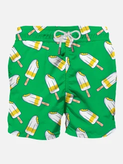 Costume da bagno da uomo classico con stampa Lemonissimo | Algida® Edizione Speciale