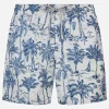 Costume da bagno da uomo Gustavia di media lunghezza con stampa toile de jouy