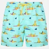 Costume da bagno da uomo Gustavia di lunghezza media con stampa Homer Simpson | EDIZIONE SPECIALE I SIMPSON