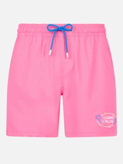 Costume da bagno da uomo Comfort con ricamo Mi girano le palline | EDIZIONE SPECIALE INSULTI LUMINOSI