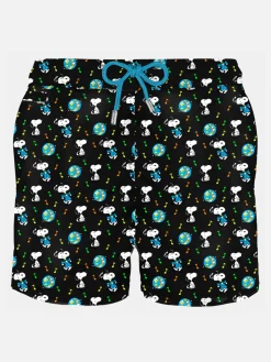 Costume da bagno da uomo in tessuto leggero con stampa Snoopy | Edizione speciale Peanuts®
