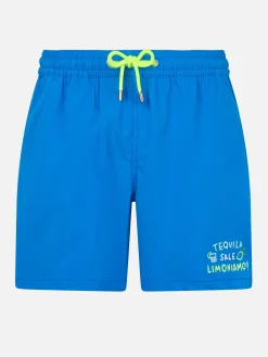 Costume da bagno da uomo Comfort con ricamo Tequila, Sale, Limoniamo | EDIZIONE SPECIALE INSULTI LUMINOSI