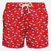 Costume da bagno da uomo in tessuto leggero con stampa sub