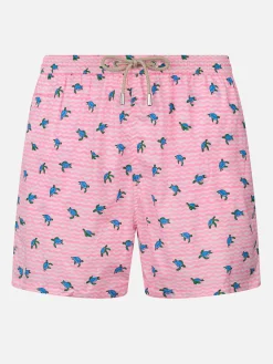 Costume da bagno da uomo Comfort Light con stampa tartarughe marine