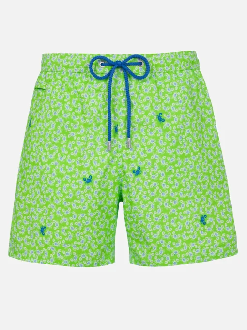 Costume da bagno da uomo Comfort Light con stampa granchi