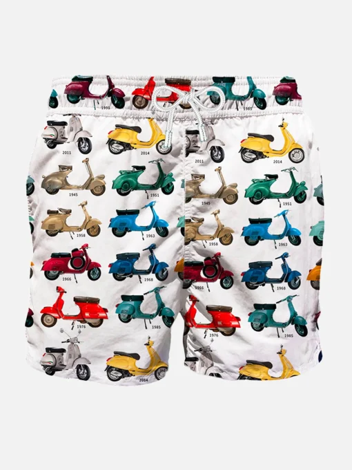 Costume da bagno da uomo classico con stampa Vespa® | EDIZIONE SPECIALE VESPA®