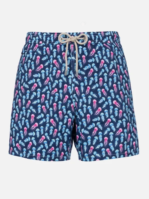 Costume da bagno da uomo Comfort Light con stampa meduse