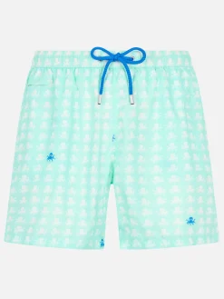 Costume da bagno da uomo Comfort Light con stampa polpo