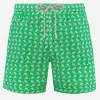 Costume da bagno da uomo in tessuto leggero Lighting Micro Fantasy con stampa tennis