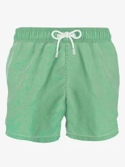 Costume da bagno da uomo delavè verde acido