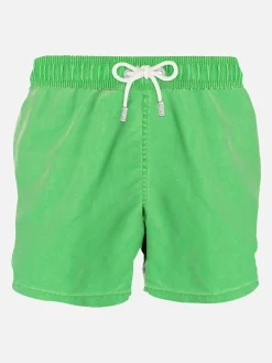 Costume da bagno da uomo verde chiaro delavè