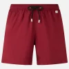Costume da bagno da uomo in tessuto leggero bordeaux Lighting Pantone | PANTONE SPECIAL EDITION