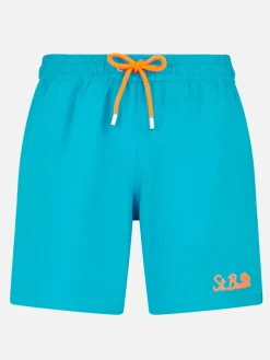 Costume da bagno da uomo comfort colore azzurro