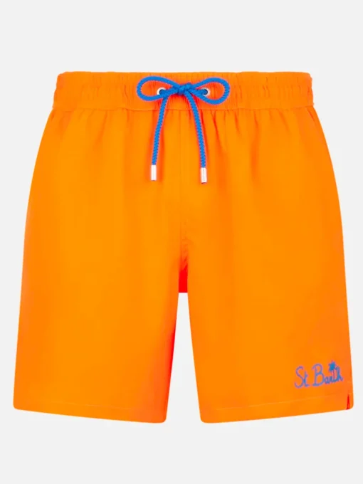 Costume da bagno da uomo comfort arancio fluo