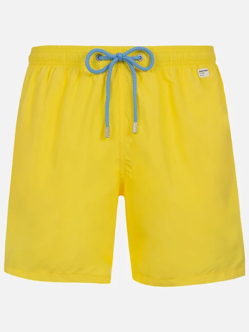 Costume da bagno da uomo in tessuto leggero giallo chiaro Lighting Pantone | EDIZIONE SPECIALE PANTONE