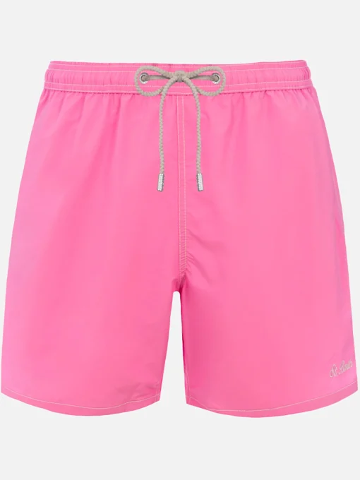 Costume da bagno da uomo di media lunghezza rosa Patmos