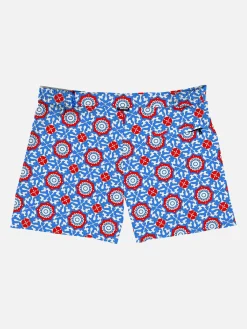 Costume da bagno da uomo con stampa maiolica