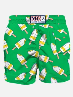 Costume da bagno da uomo classico con stampa Lemonissimo | Algida® Edizione Speciale