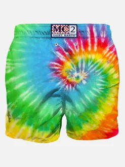 Costume da bagno da uomo fluo tie dye