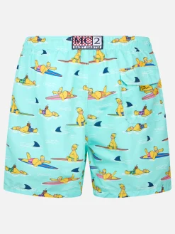 Costume da bagno da uomo Gustavia di lunghezza media con stampa Homer Simpson | EDIZIONE SPECIALE I SIMPSON