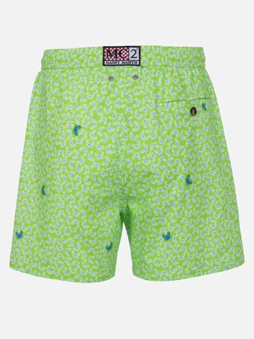 Costume da bagno da uomo Comfort Light con stampa granchi
