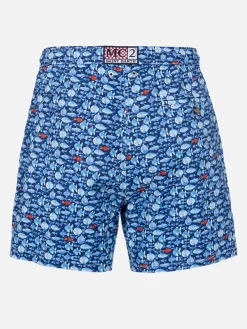 Costume da bagno da uomo Comfort Light con stampa pesci