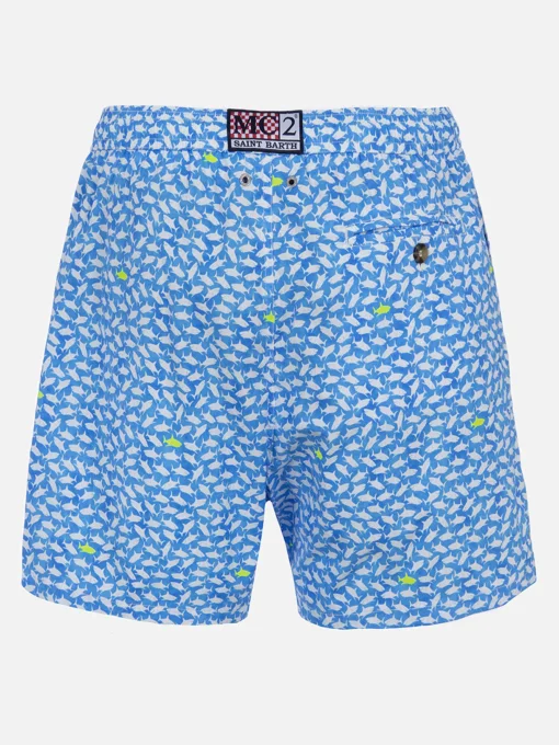 Costume da bagno da uomo Comfort Light con stampa squali