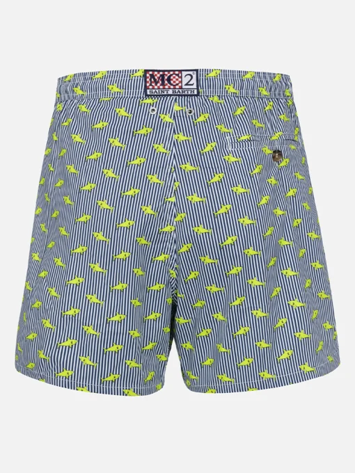 Costume da bagno da uomo Comfort Light con stampa squali