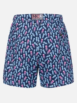 Costume da bagno da uomo Comfort Light con stampa meduse